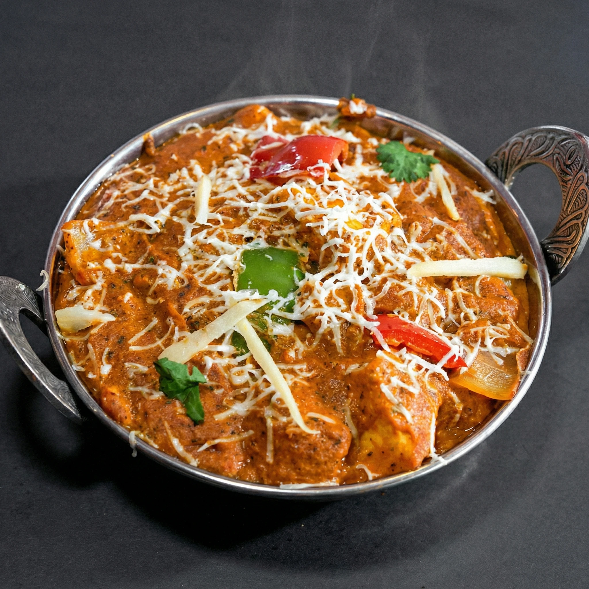 Vegetable Jalfrezi at Indian BBQ & Grill Red Deer - Mixed vegetables cooked in spicy sauce, vegetarian and vegan
