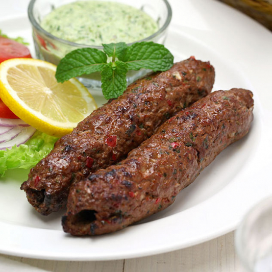 Seekh Kebab at Indian BBQ and Grill Red Deer